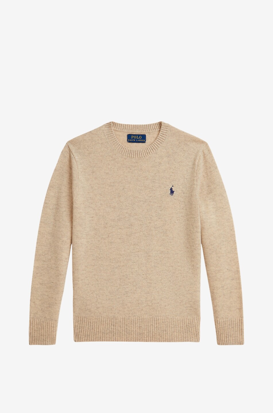 Pony fine-gauge wool boys' crewneck jumper