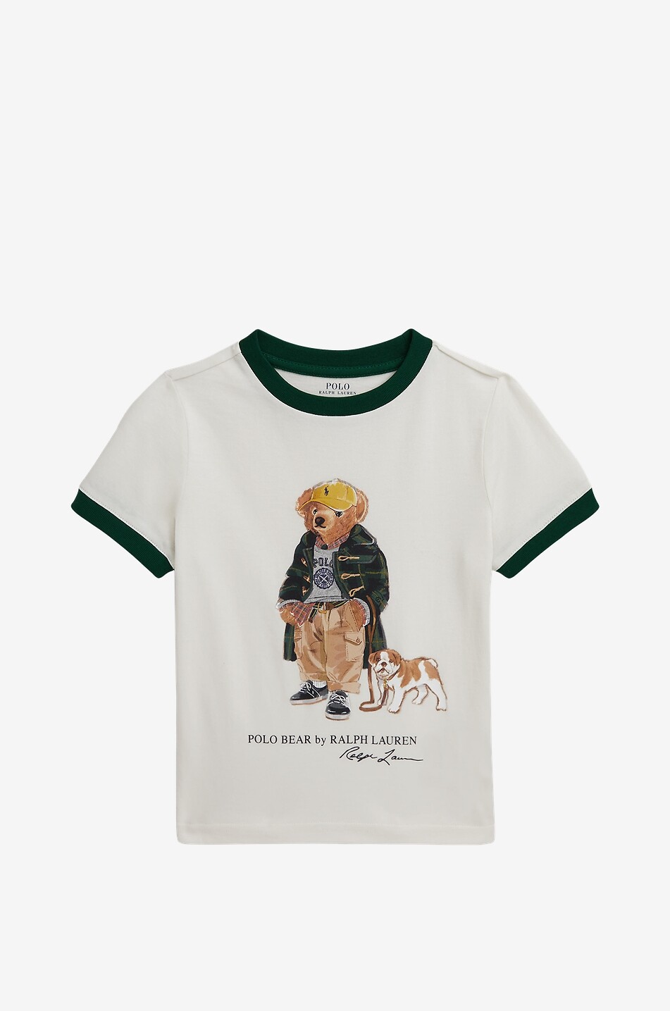 POLO RALPH LAUREN T-shirt à manches courtes garçon Polo Bear Ringer Garçon BLANC 1
