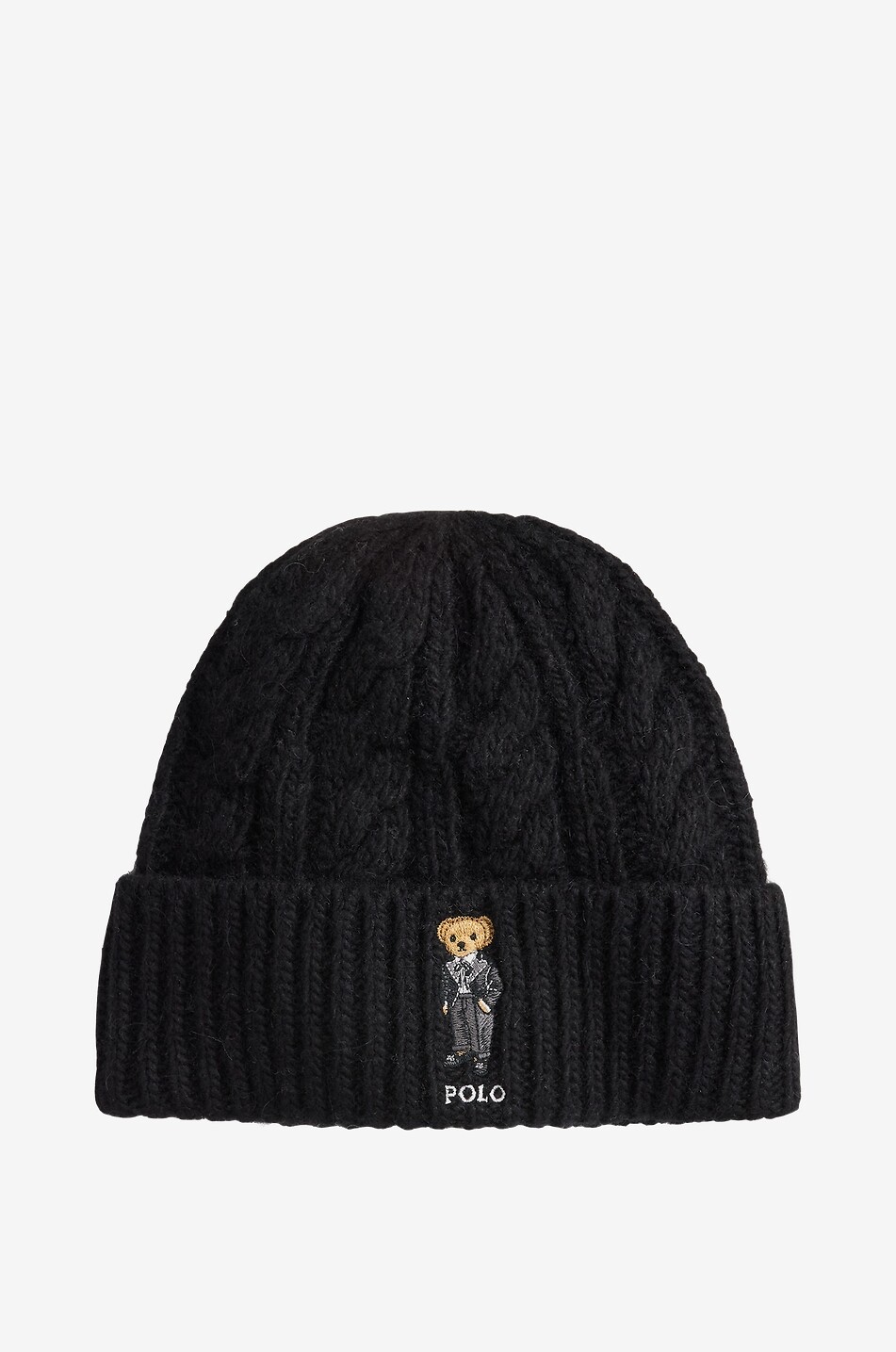 Bonnet en laine mélangée Tuxedo Polo Bear