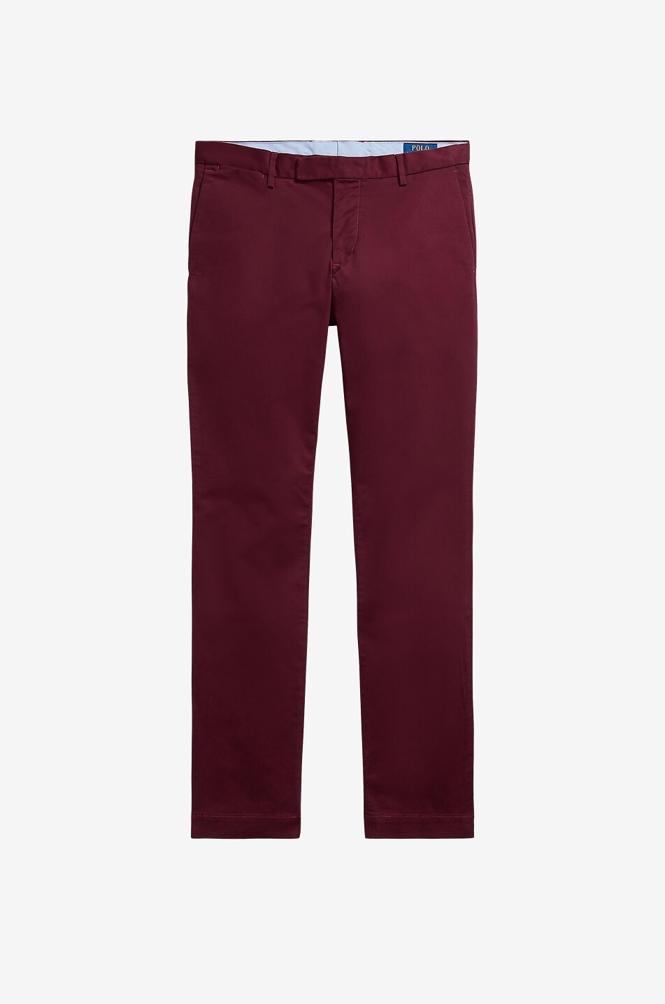 POLO RALPH LAUREN Cotton stretch slim fit chino trousers Men DARK RED 1