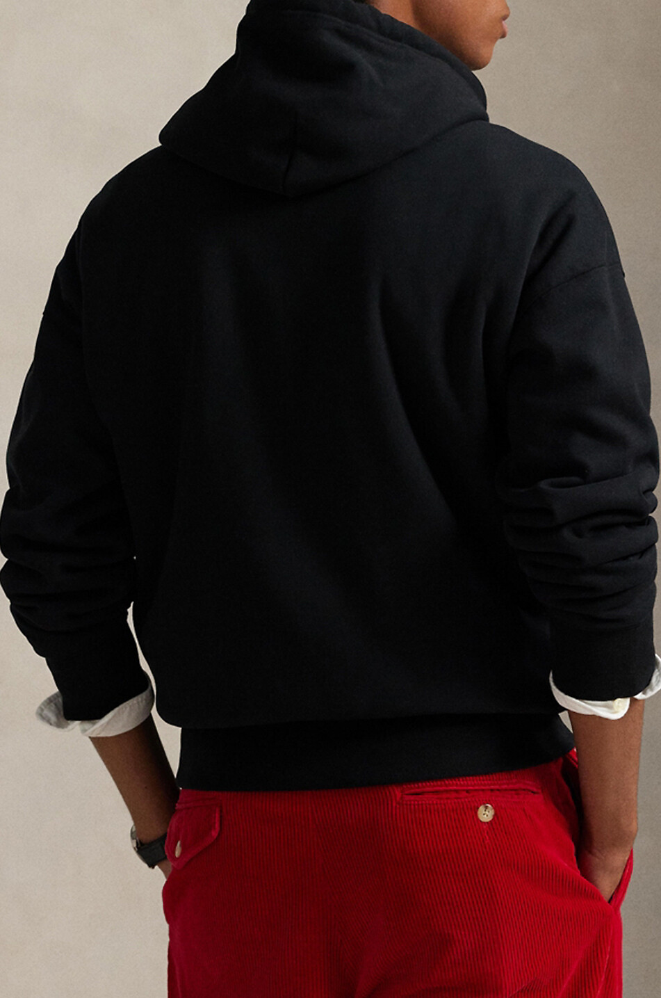 POLO RALPH LAUREN Sweat à capuche en maille Homme NOIR 3