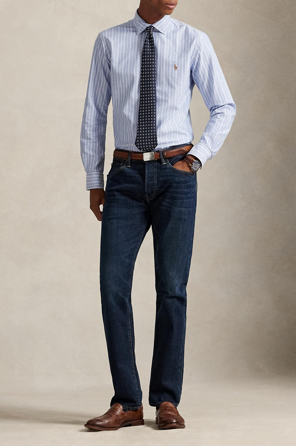 POLO RALPH LAUREN Long-sleeve shirt Men BLUE 2