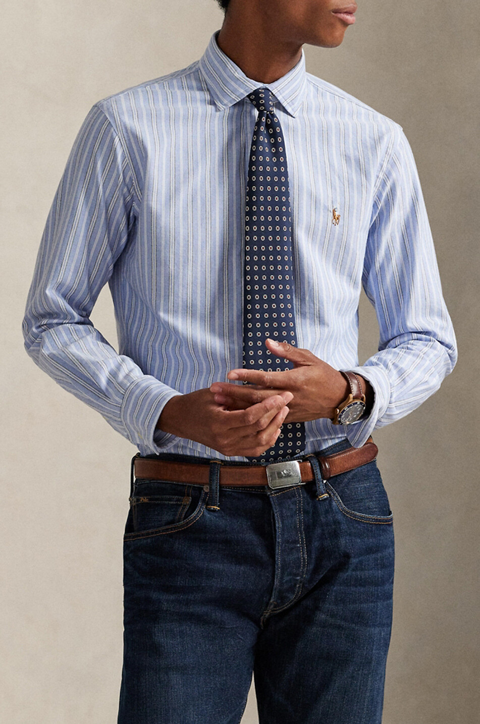 POLO RALPH LAUREN Long-sleeve shirt Men BLUE 6