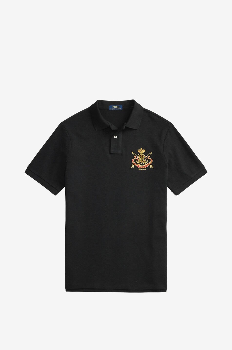 POLO RALPH LAUREN Polo à manches courtes en maille Homme NOIR 1