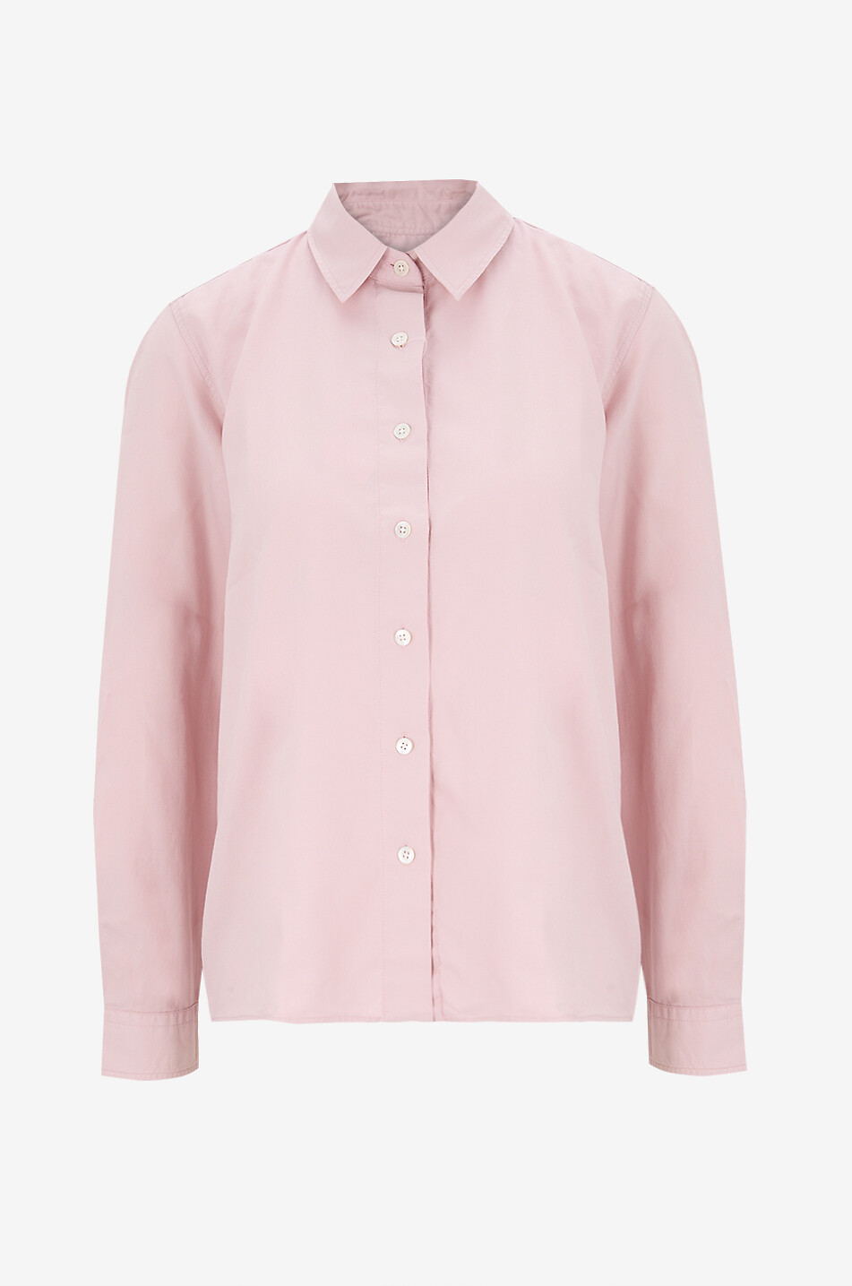 Chemise droite en coton piqué Jackie