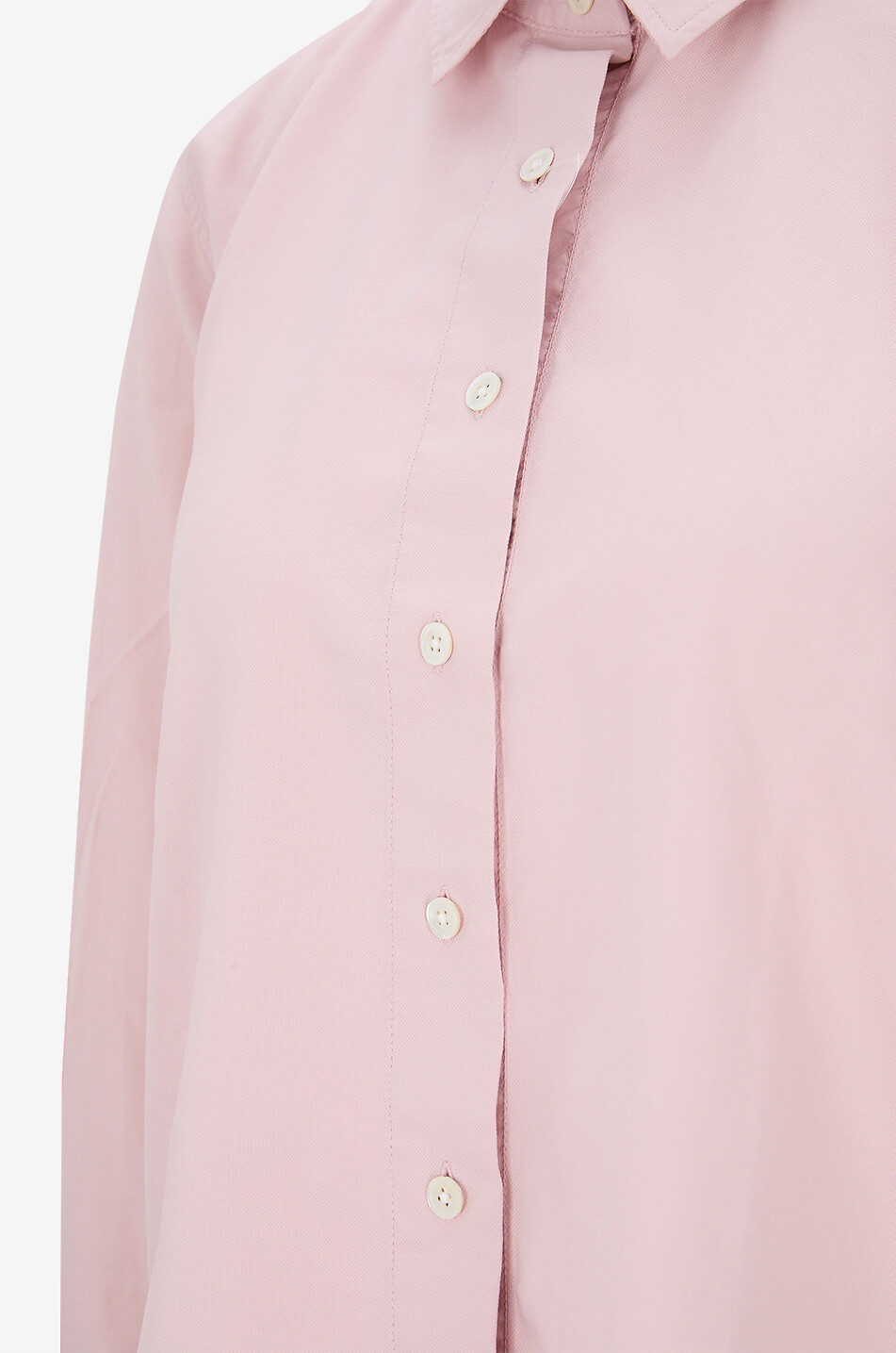 ARTIGIANO Chemise droite en coton piqué Jackie Femme ROSE CLAIR 3