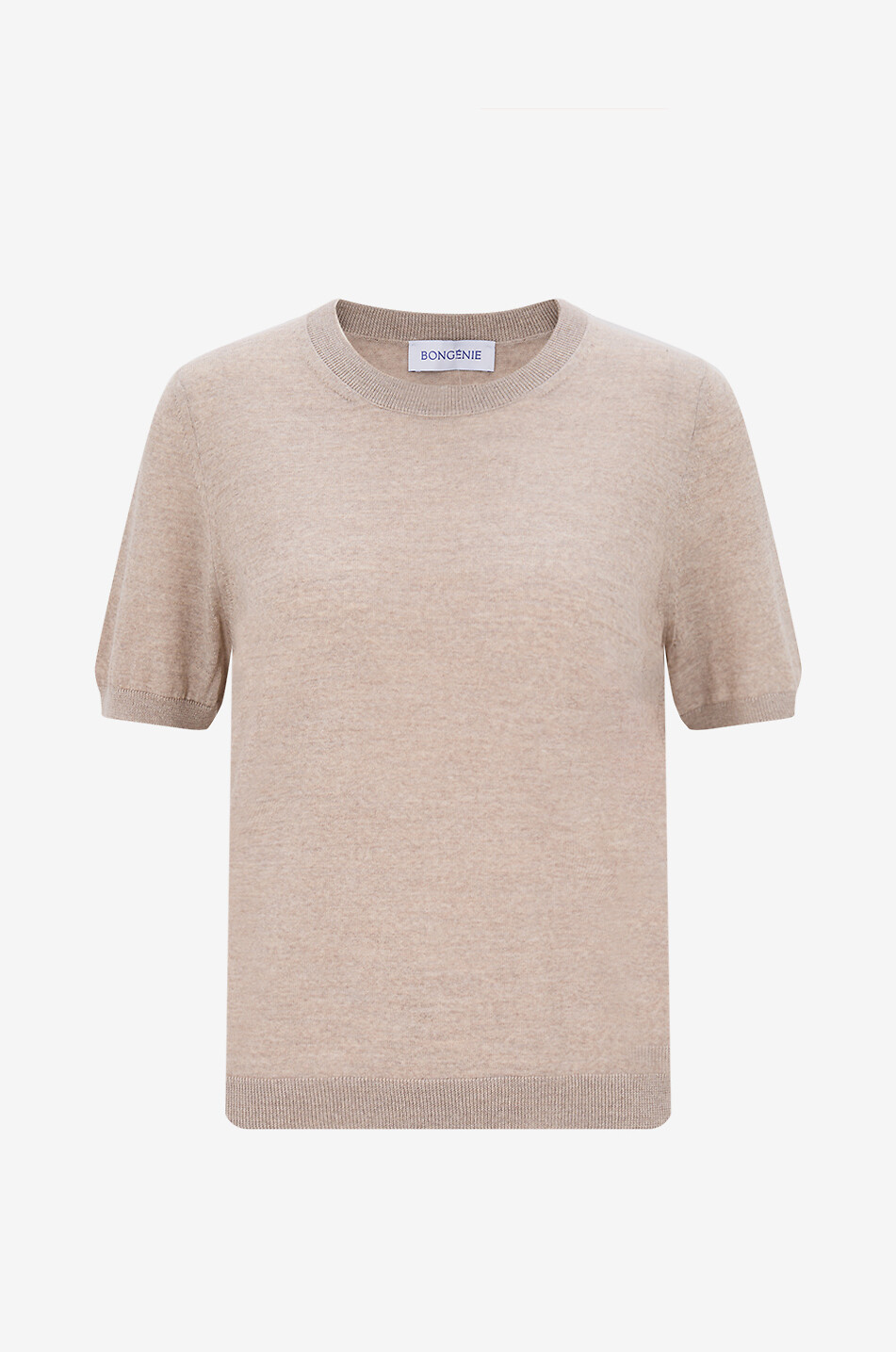 Pullover mit geradem Rundhalsausschnitt aus Jersey Tasmania