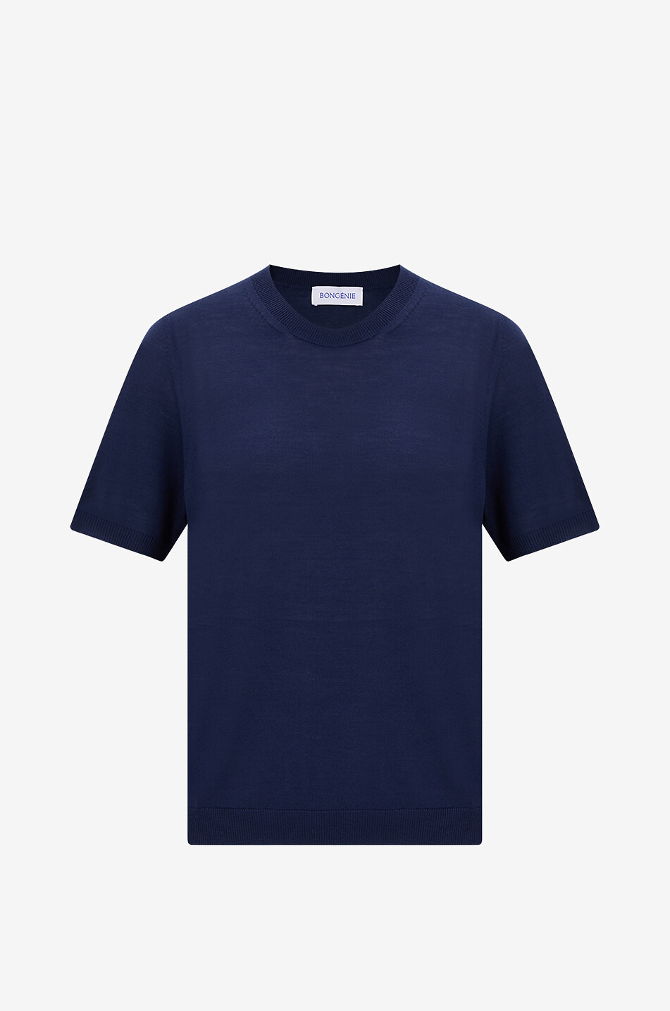 Pullover mit geradem Rundhalsausschnitt aus Jersey Tasmania