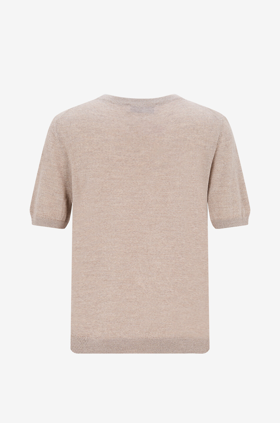 BONGENIE Pullover mit geradem Rundhalsausschnitt aus Jersey Tasmania Damen BEIGE 2