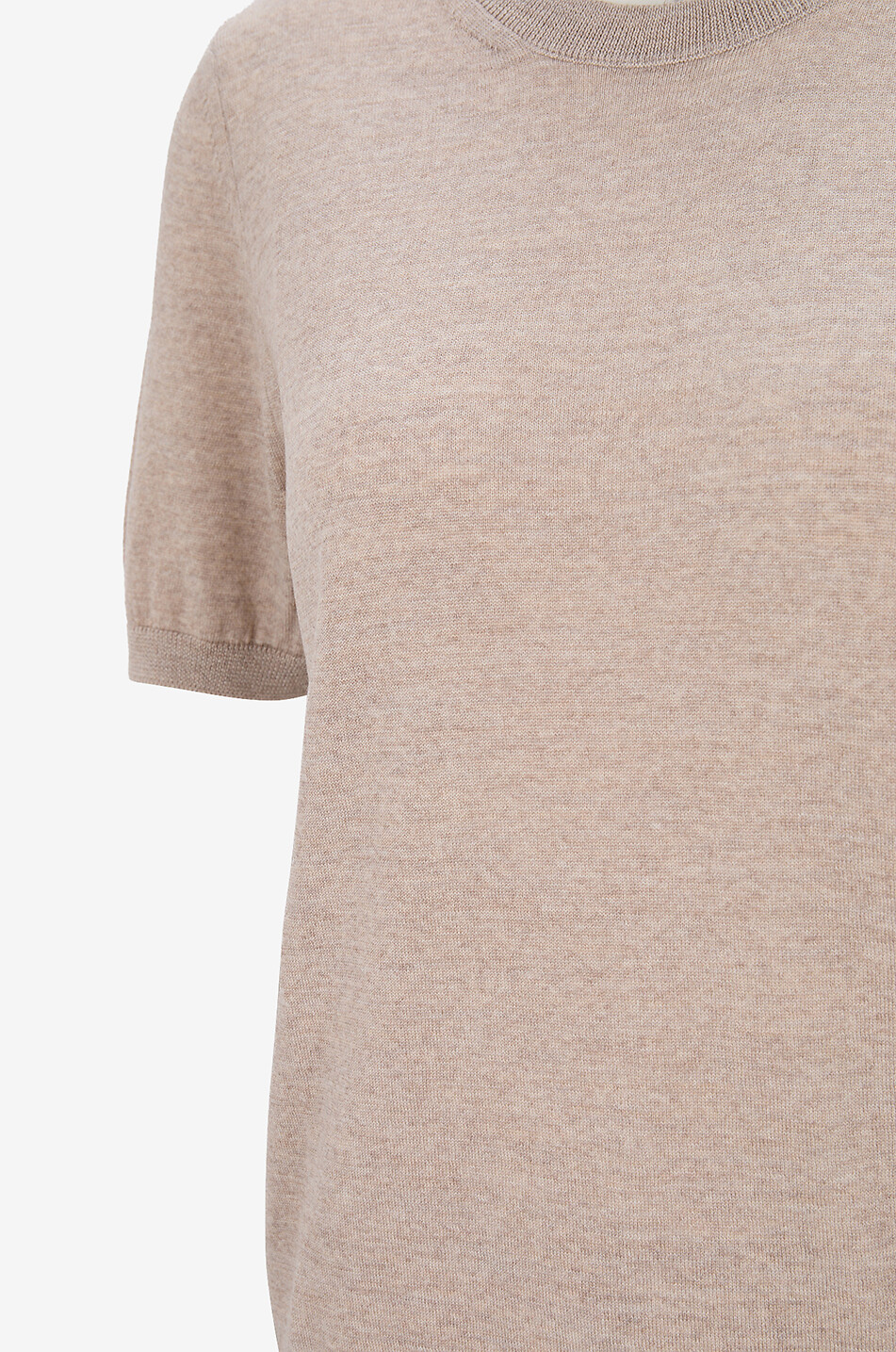 BONGENIE Pullover mit geradem Rundhalsausschnitt aus Jersey Tasmania Damen BEIGE 3