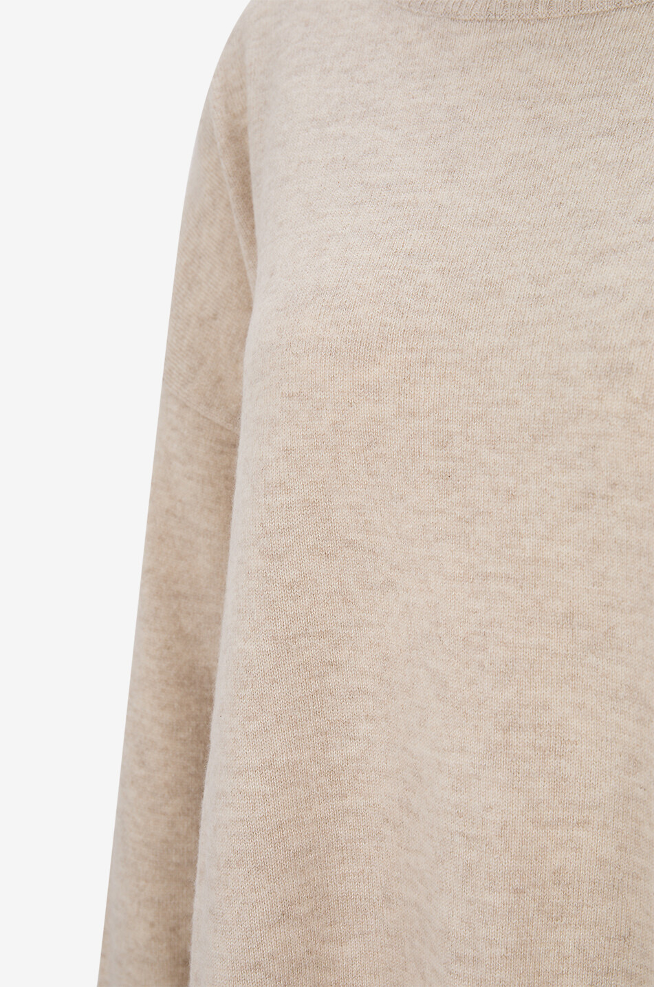 KUJTEN Mela cashmere roundneck pullover Women Light beige 3