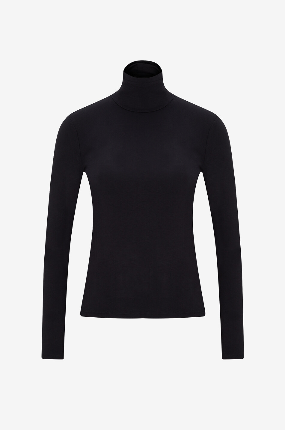 WEEKEND MAX MARA Top à col roulé en jersey Multif Femme NOIR 1