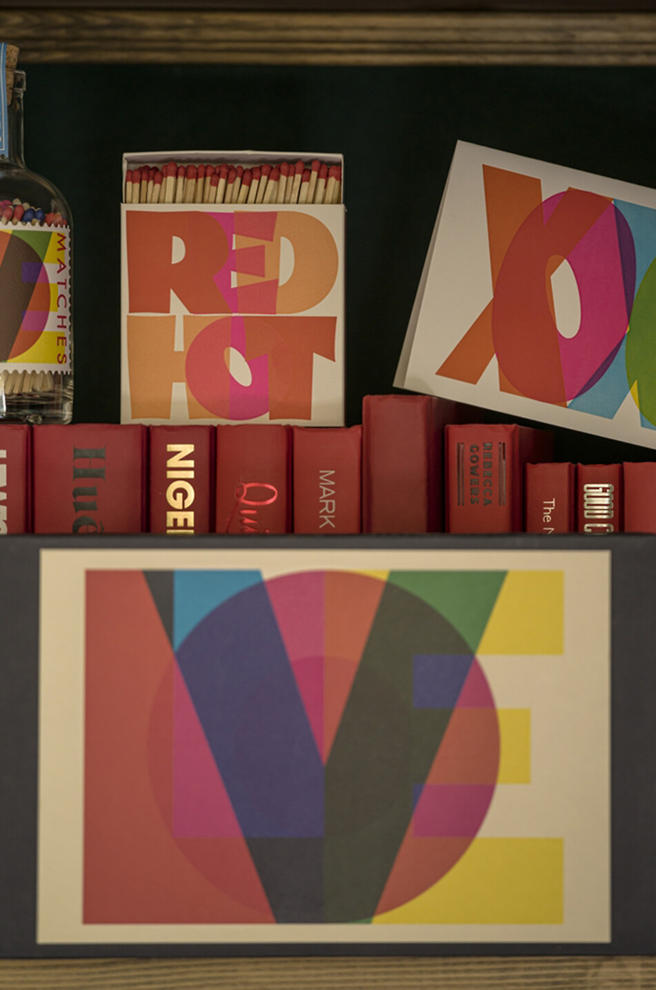 ARCHIVIST Boîte d'allumettes Love Maison MULTICOLORE 2