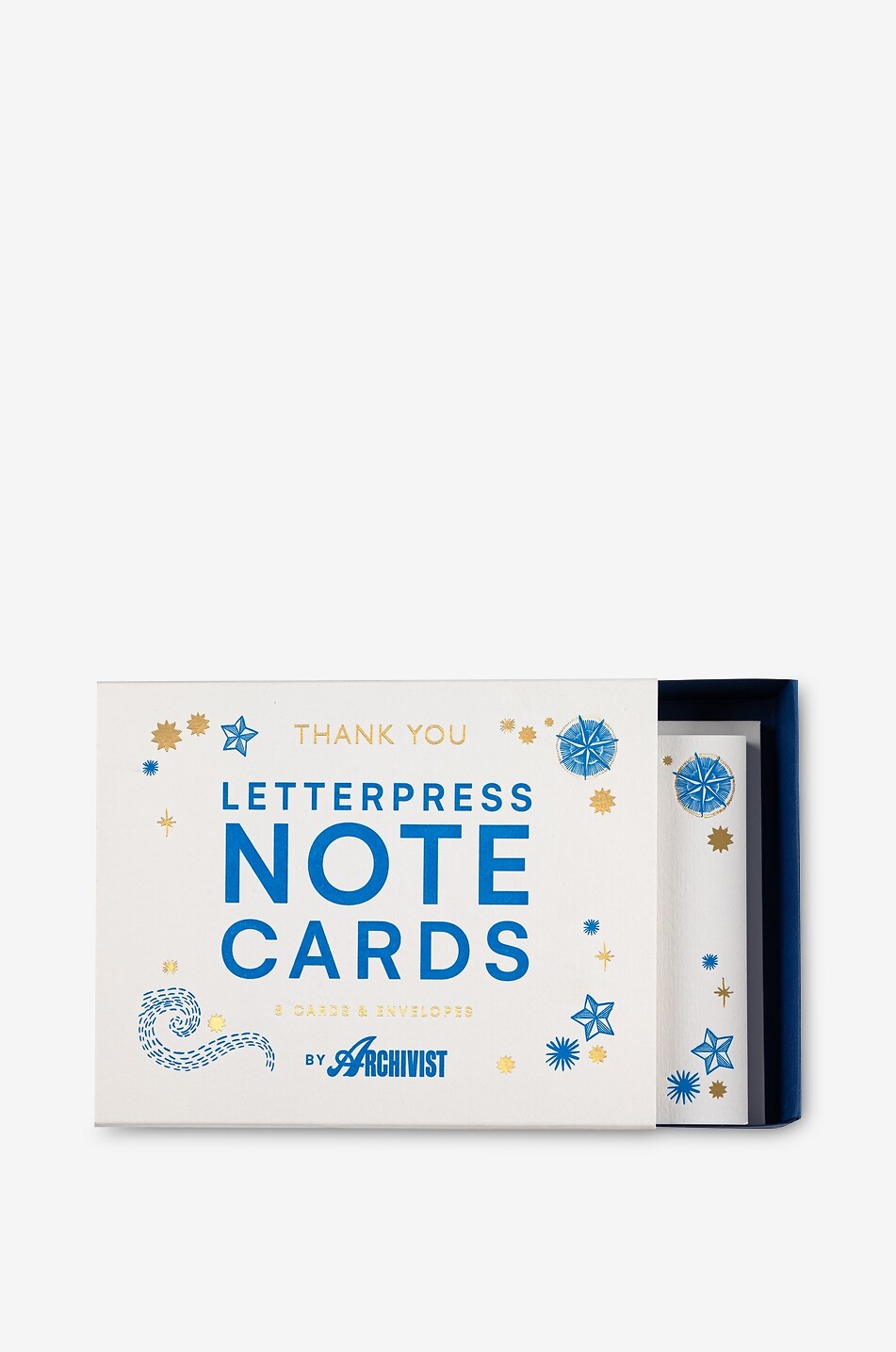 Sternförmige Dankeskarten Thank You Stars Notecards