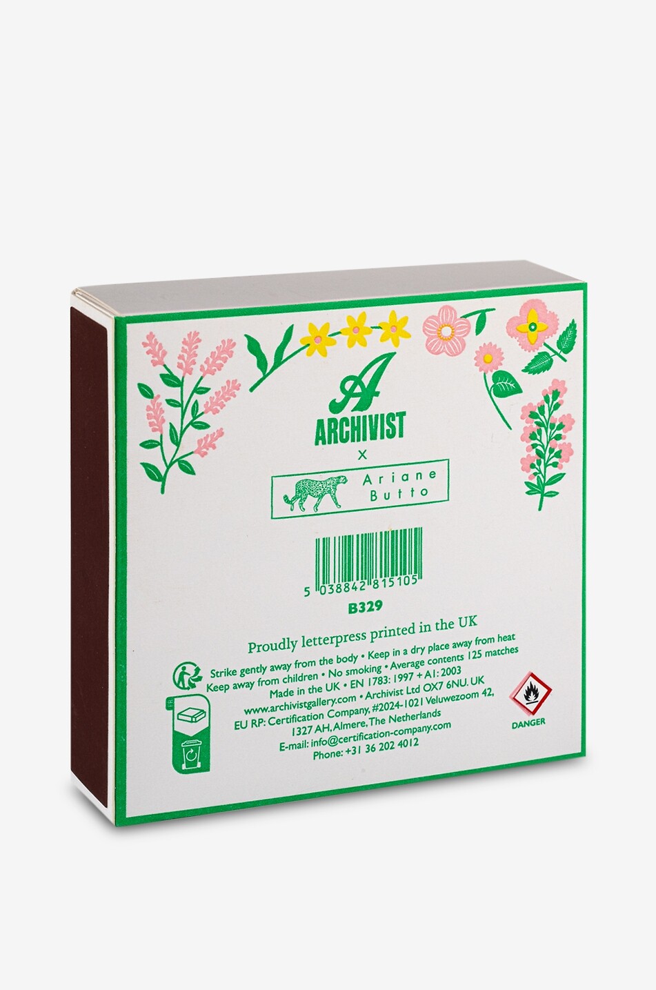 ARCHIVIST Boîte d'allumettes Lucky Matches By Ariane Butto Maison MULTICOLORE 3
