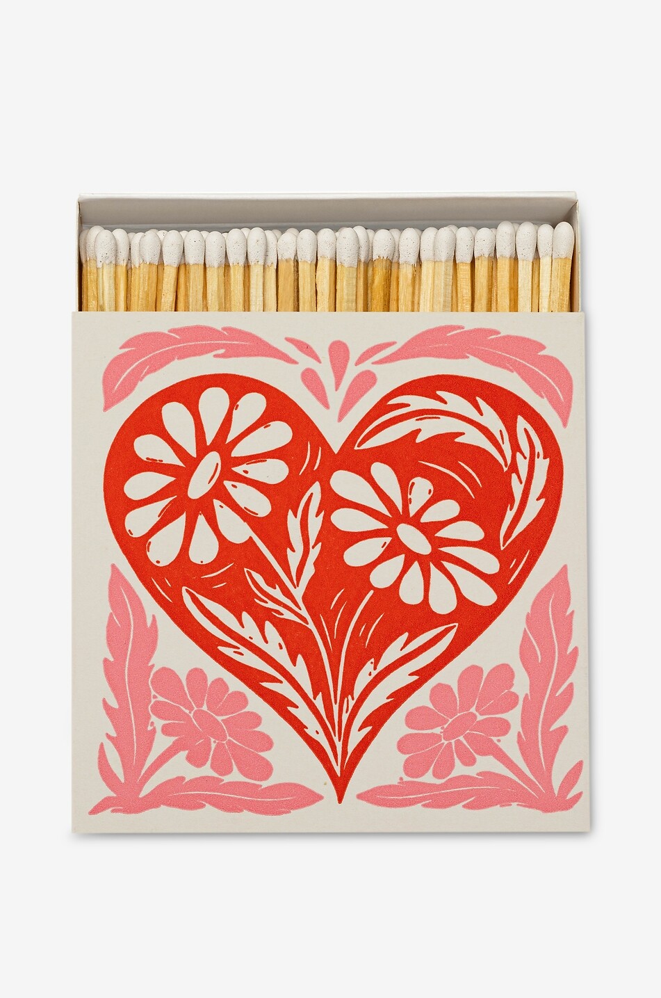 ARCHIVIST Dekorative Streichholzschachtel Botanical Heart MatchBox Haus BUNT 1