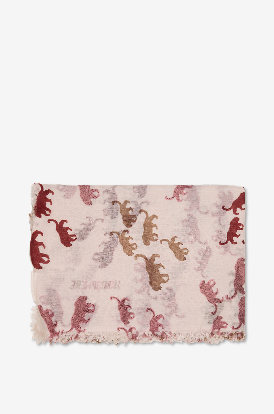 HEMISPHERE Étole rectangulaire à motif fantaisie Nungles Femme ROSE 1