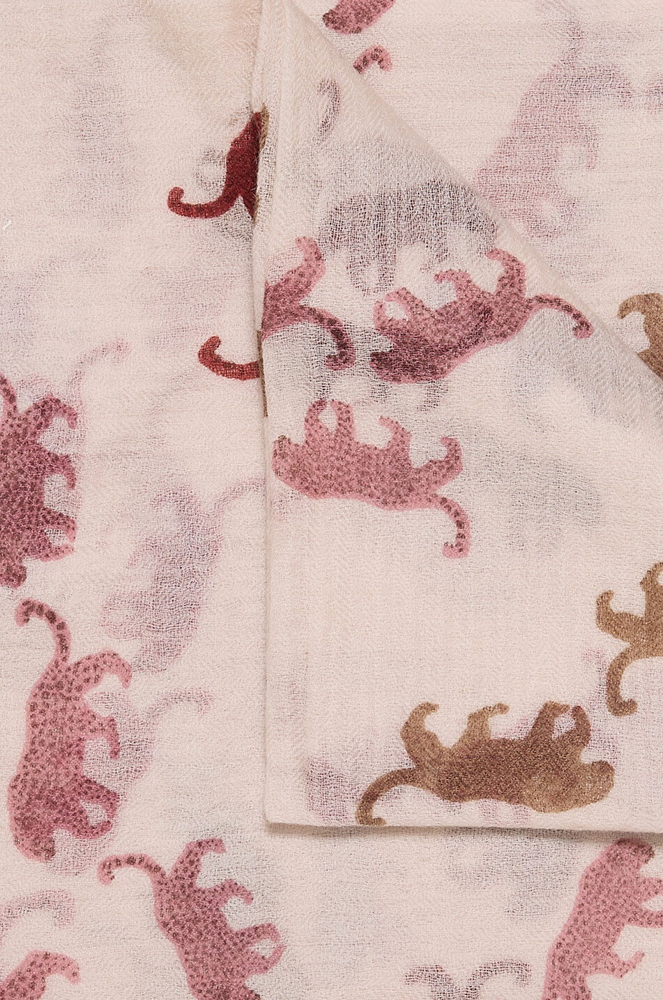 HEMISPHERE Étole rectangulaire à motif fantaisie Nungles Femme ROSE 2