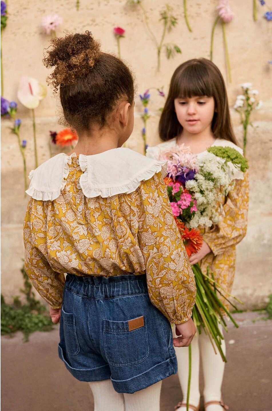 LOUISE MISHA Short en denim fille Virginia Fille BLEU FONCE 4