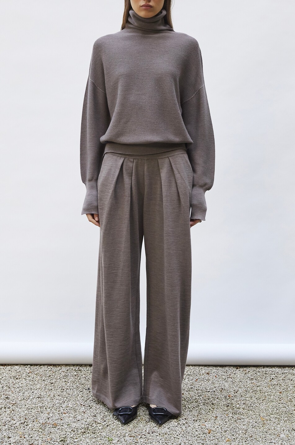 MOLLI Nora fine-knit turtleneck jumper Women BROWN 3