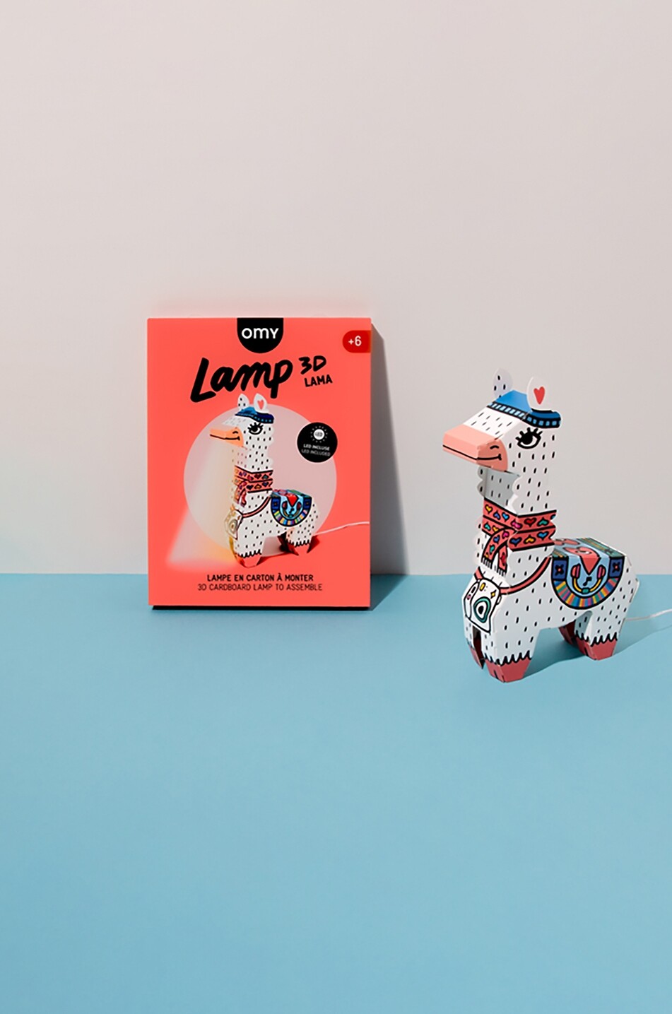 OMY Children's llama assembly lamp Unisex MULTI COLOURED 3