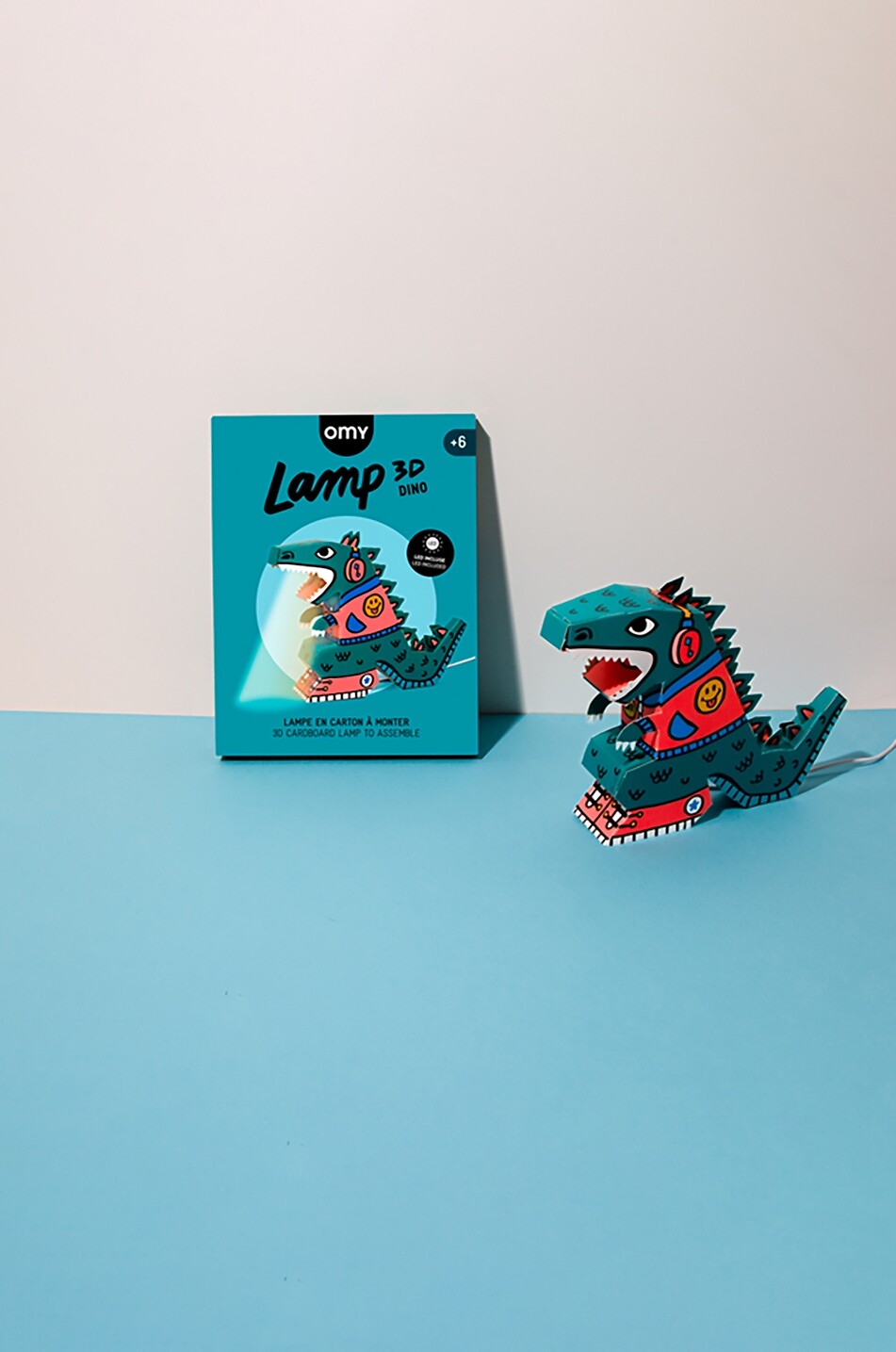 OMY Dinosaur child assembly lamp Unisex MULTI COLOURED 3