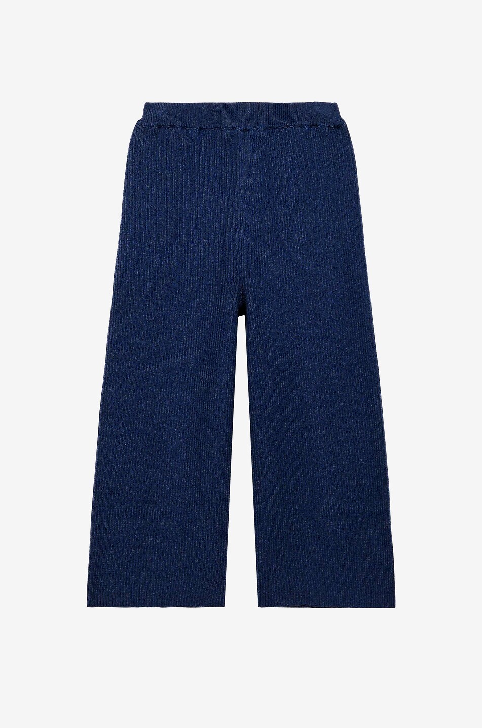 LOUISE MISHA Pantalon large en maille de laine et coton fille Salia Fille BLEU FONCE 1