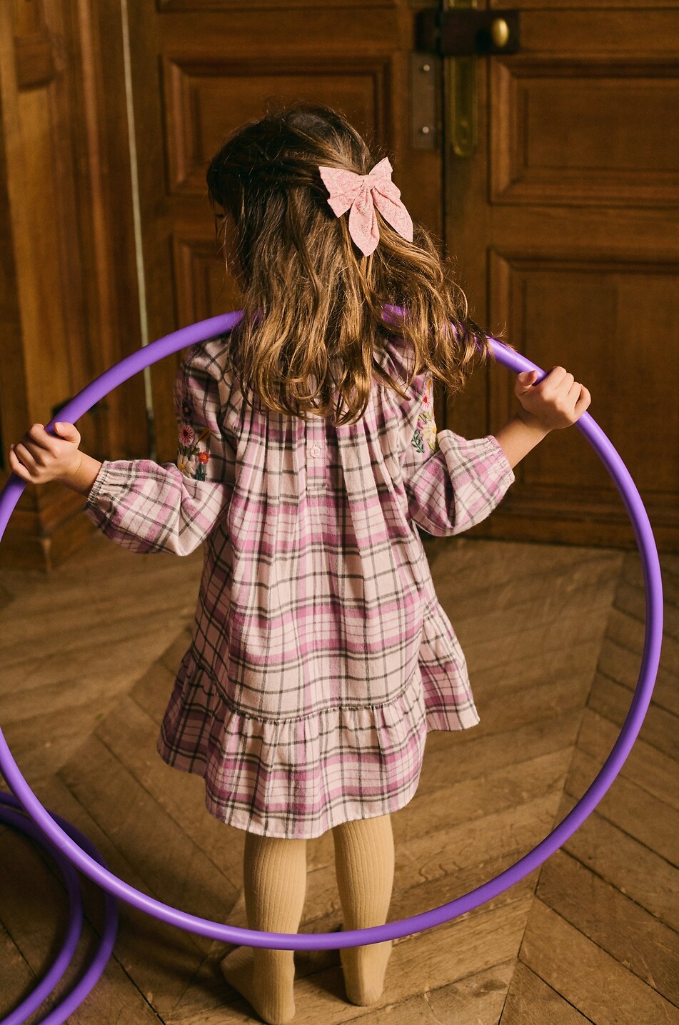 LOUISE MISHA Barrette nœud fleuri fille Gilla Fille ROSE 2