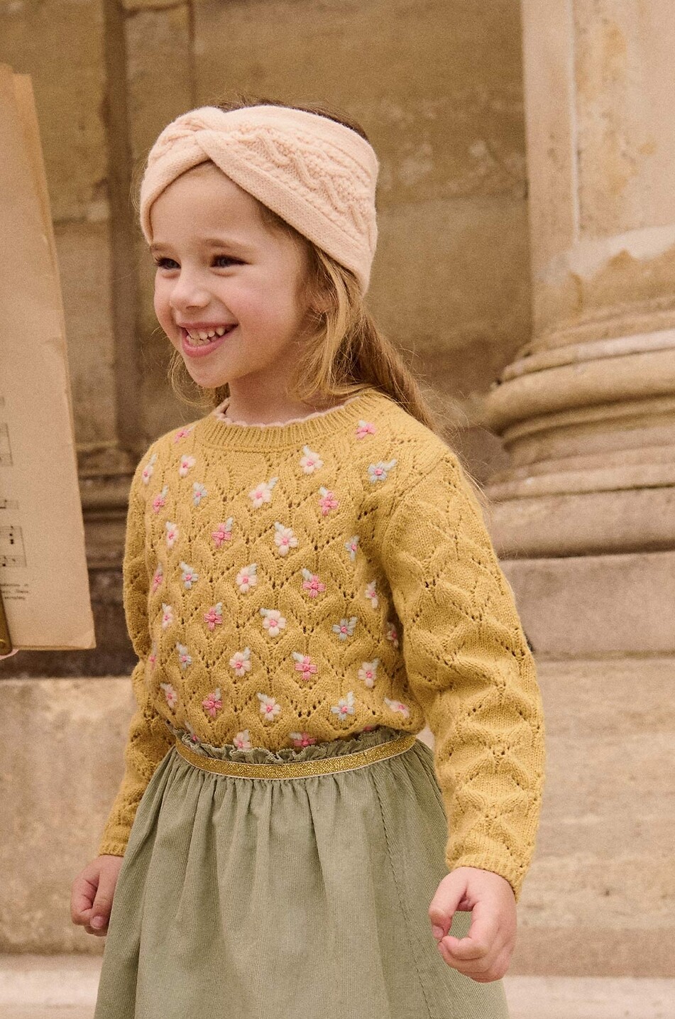 LOUISE MISHA Bandeau cheveux fille Sidony Fille ROSE CLAIR 2