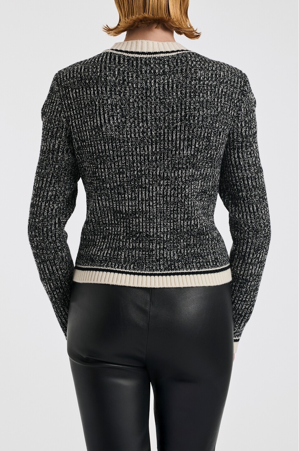 WEILL Strickweste mit Rundhalsausschnitt Florelle Damen SCHWARZ 3