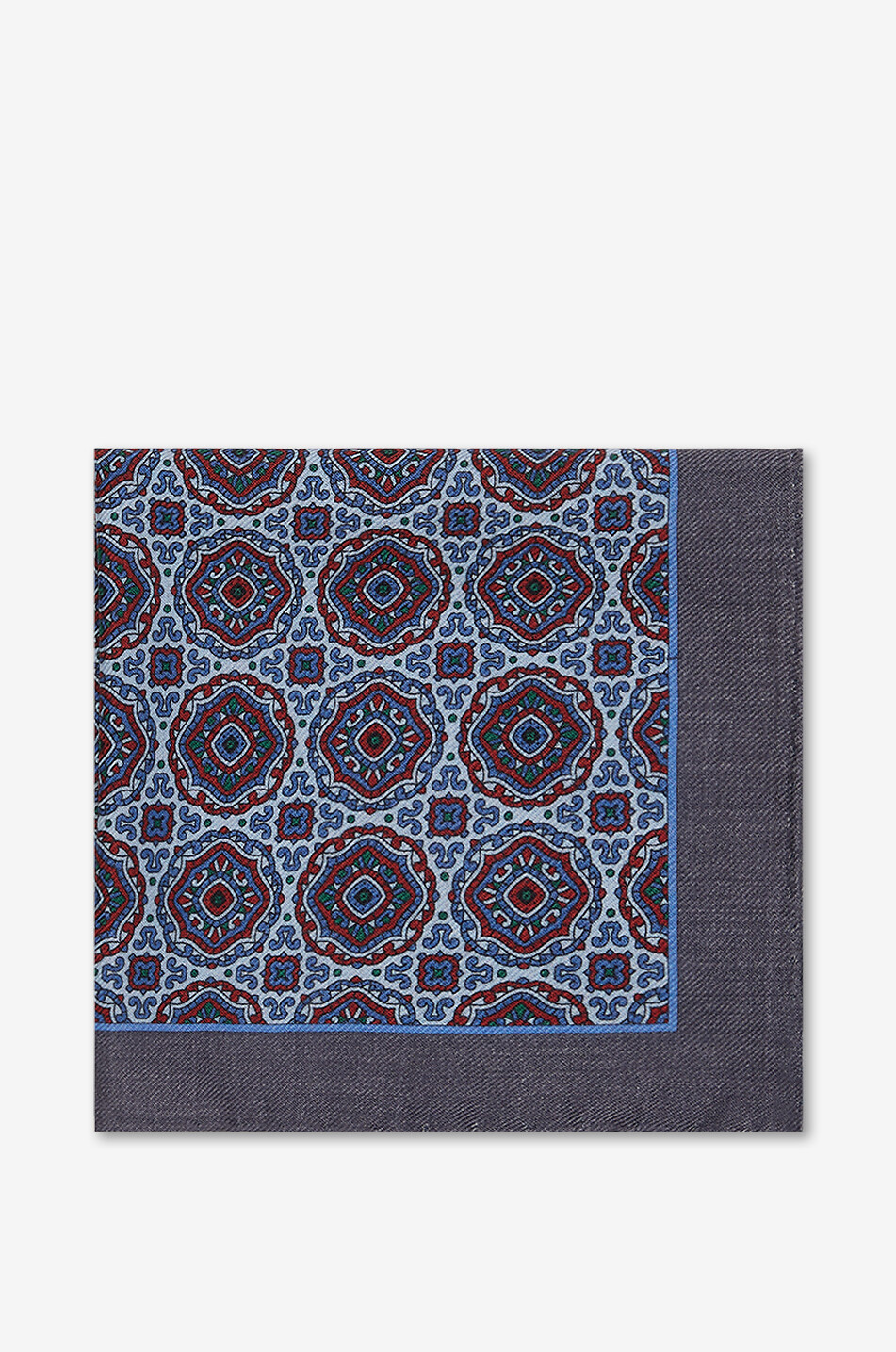 BIGI CRAVATTE Pochette motif fantaisie 33cmx33cm Homme VIOLET MOYEN 2