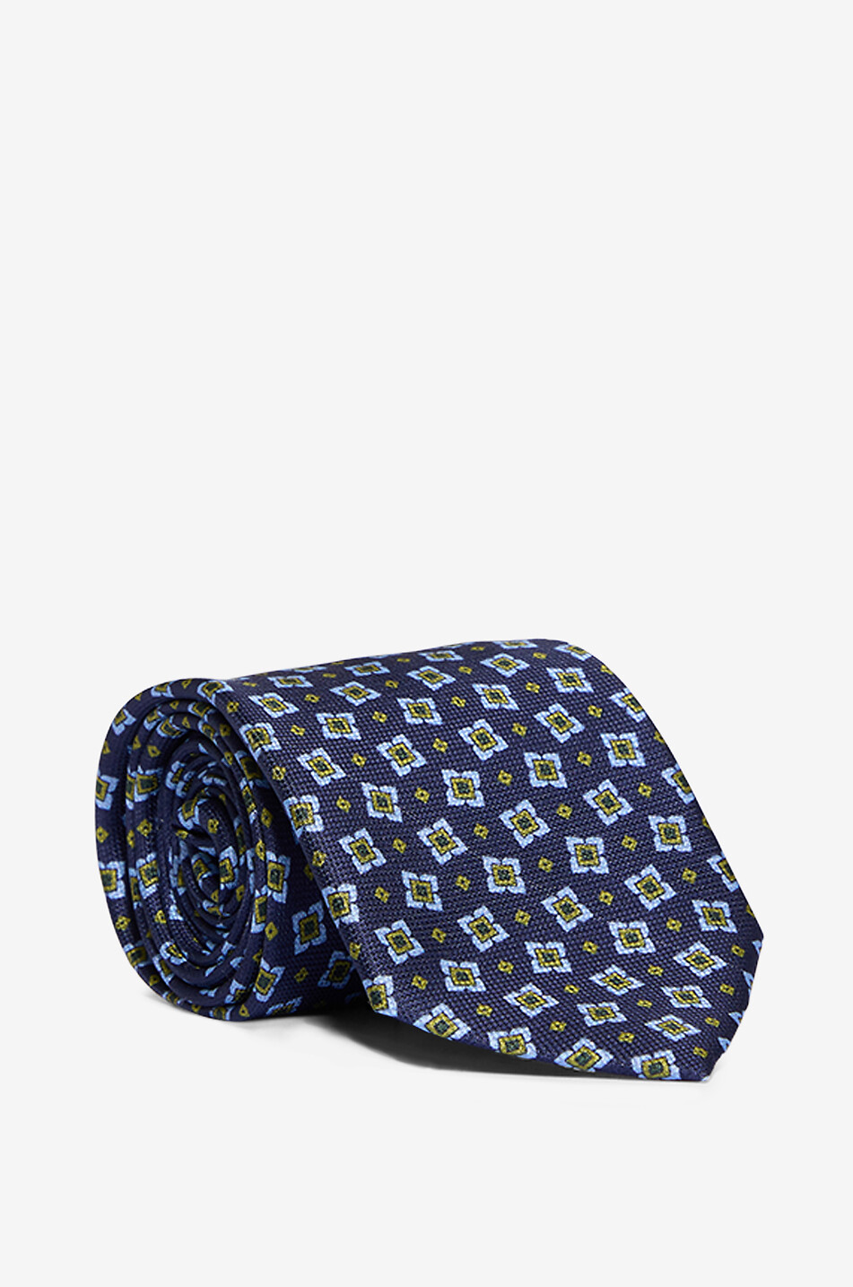 BIGI CRAVATTE Krawatte mit Fantasiemusterprint Herren DUNKELBLAU 1