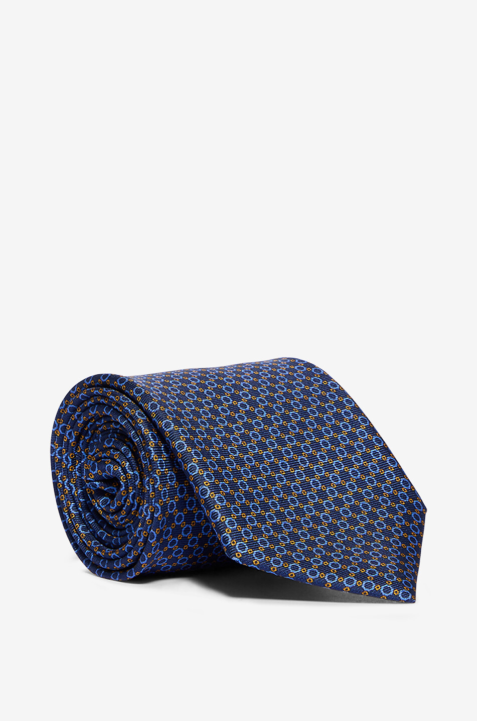 BIGI CRAVATTE Patterned fancy tie Men MEDIUM BLUE 1