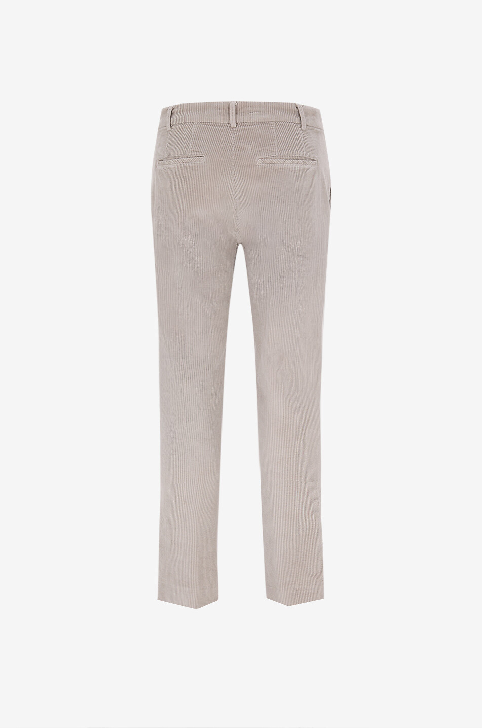 FEDELI Schmale Karottenhose aus Cord Damen Mittle beige 2