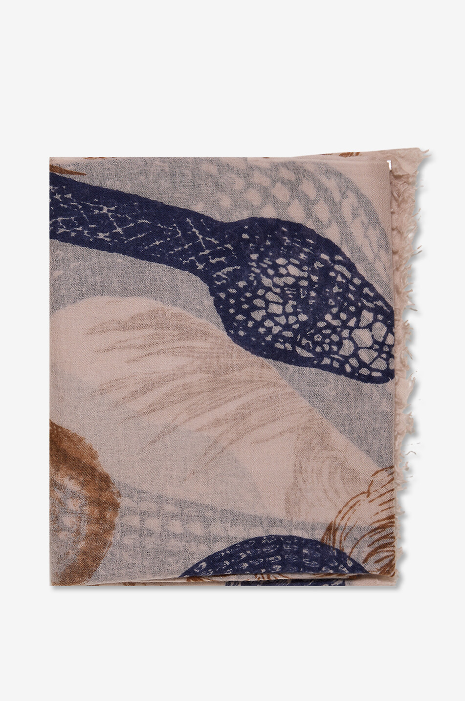 Garden Eden felted cashmere stole