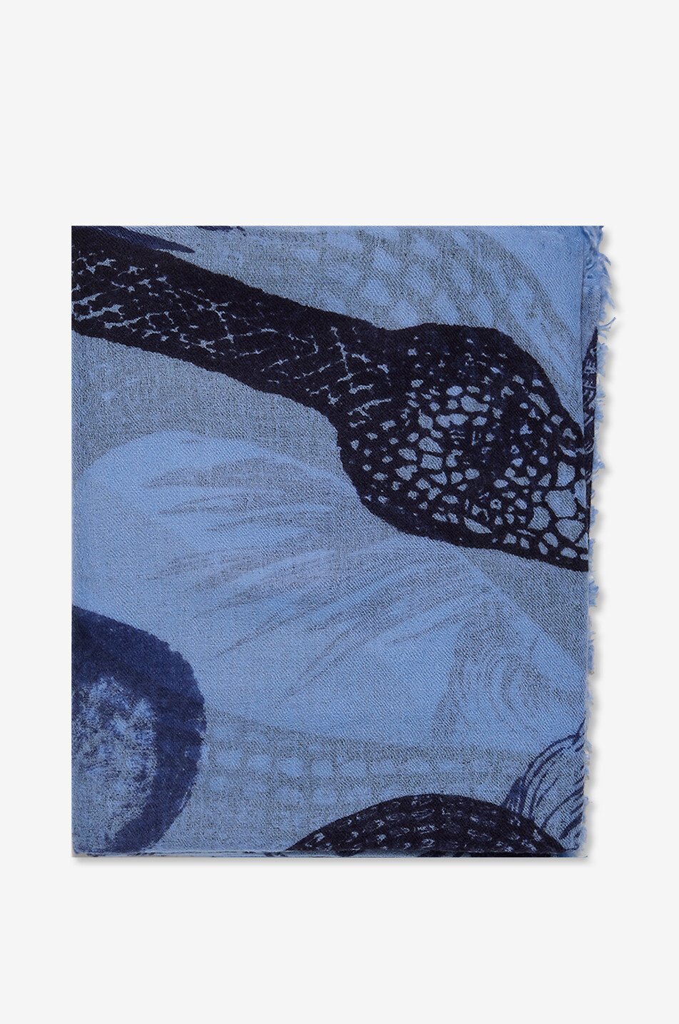 Garden Eden felted cashmere stole