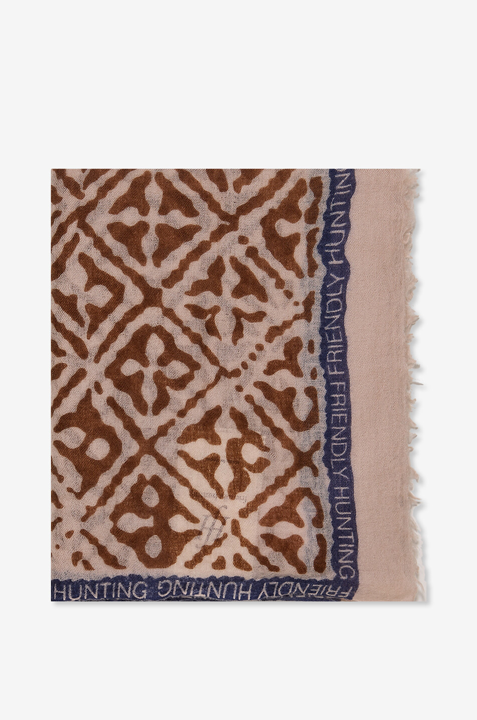 FRIENDLY HUNTING Eyes Of Marrakesh felted cashmere stole Women BROWN 1