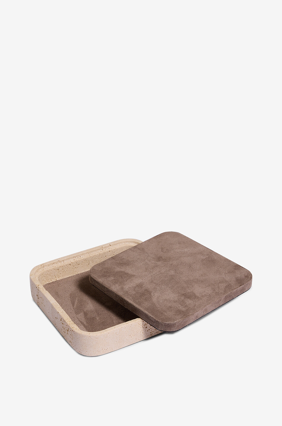 GIOBAGNARA Square leather and marble Giza box Home MULTI COLOURED 2