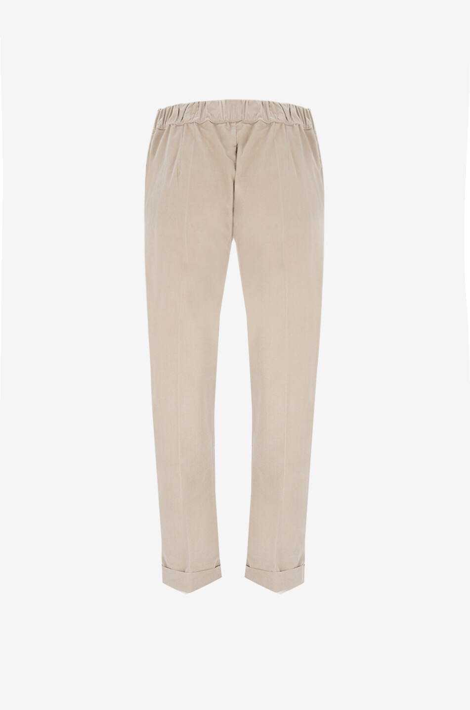 YC MILANO Cord-Karottenhose Damen Hellbeige 2