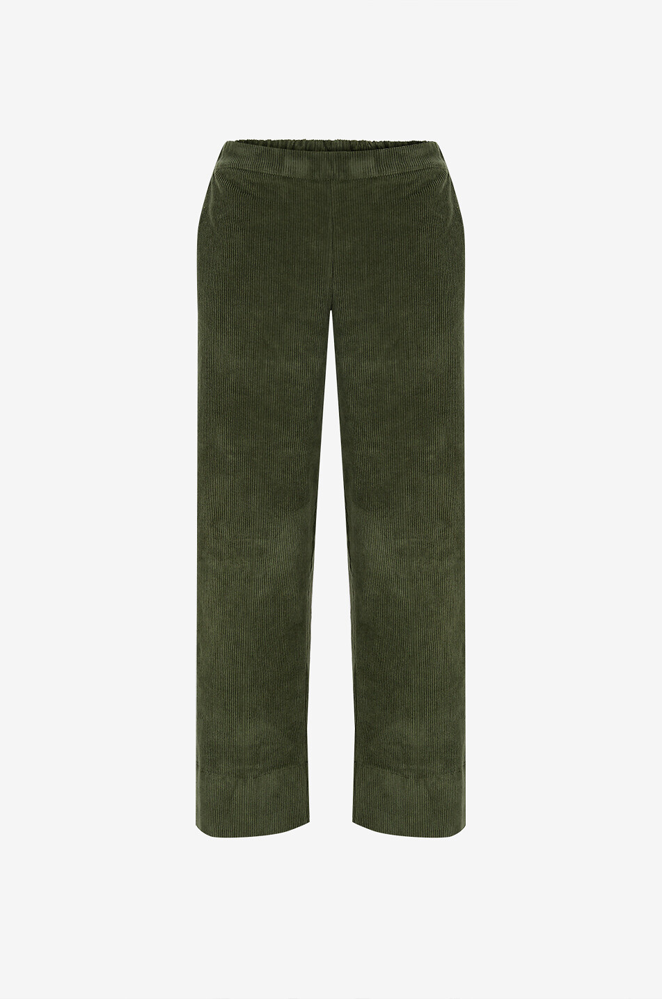 Pantalon large en velours évasé