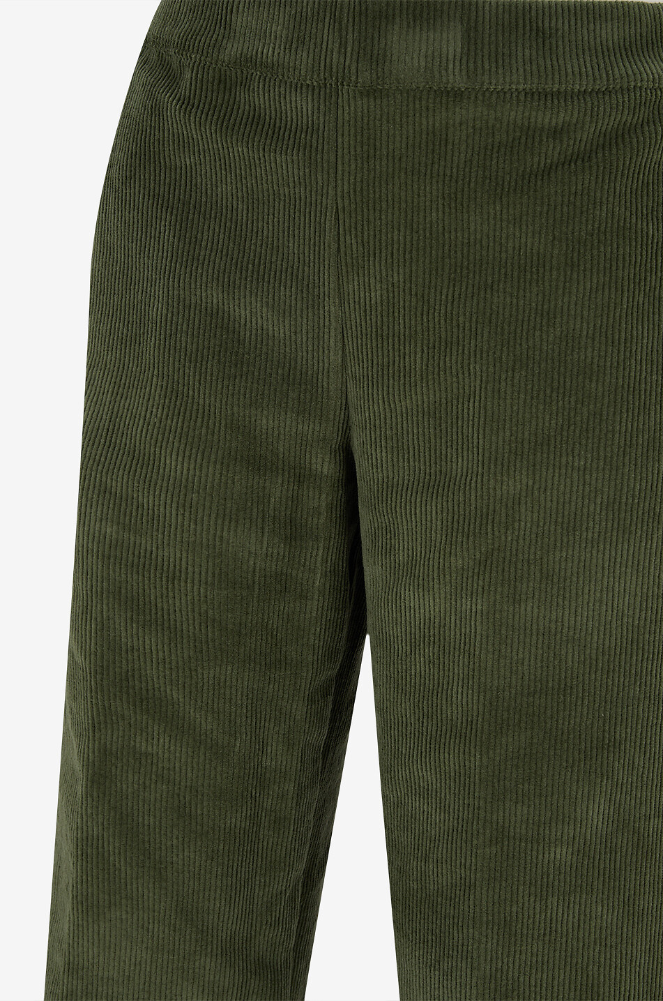 Pantalon large en velours évasé