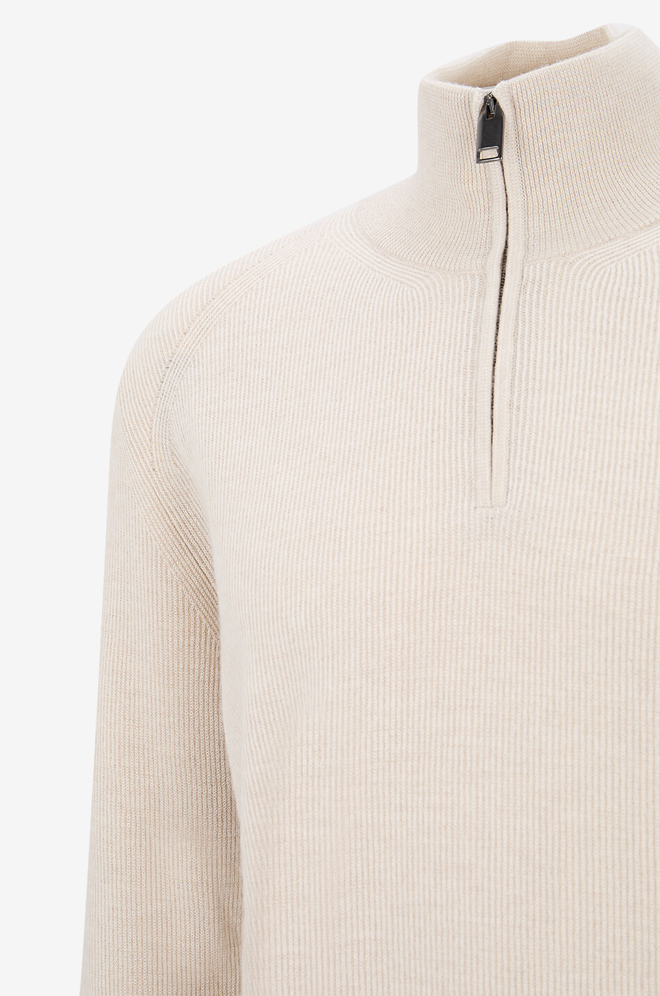 BRIONI High-neck knitted pullover Men BROWN 3