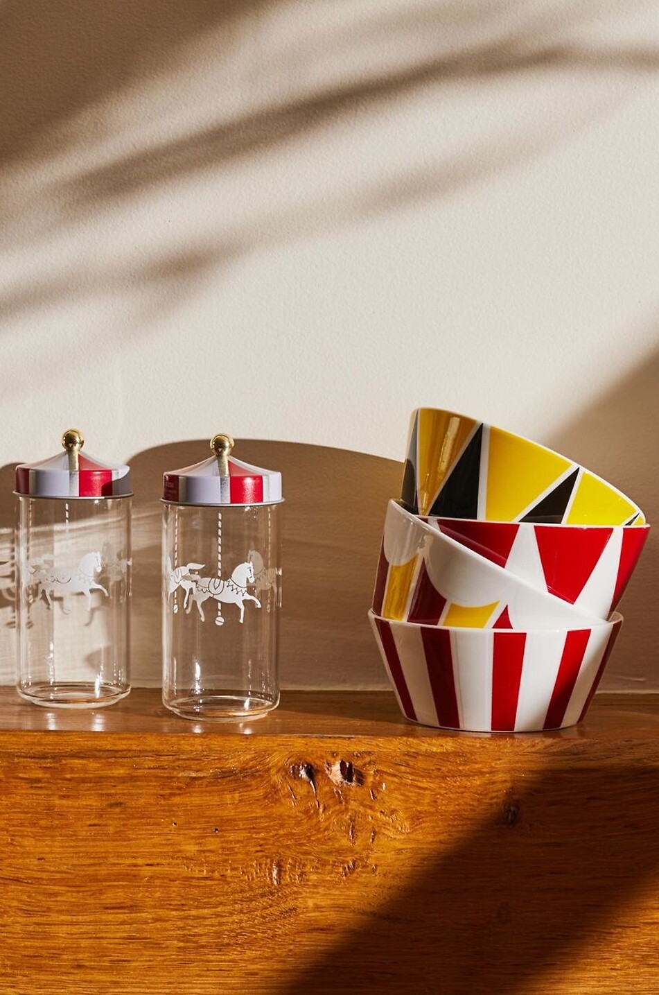 ALESSI Two-piece Circus spice rack set Home MULTI COLOURED 2