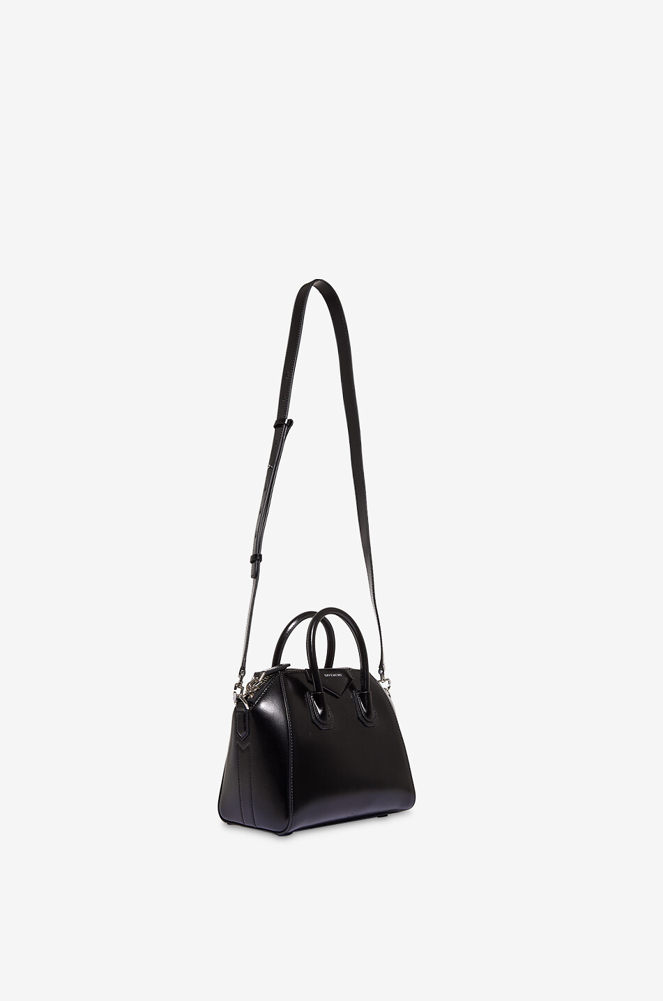 GIVENCHY Sac à main en cuir brillant Antigona Mini Femme NOIR 5