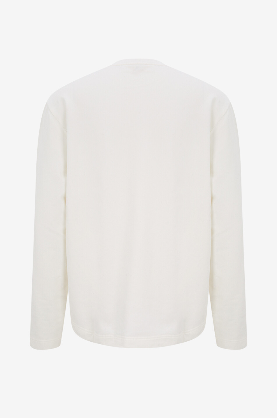 04651/ Sweat-shirt en jersey Homme BLANC CASSE 2