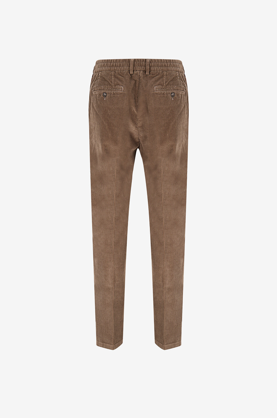 CRUNA Mitte corduroy slim pleated trousers Men BEIGE 2
