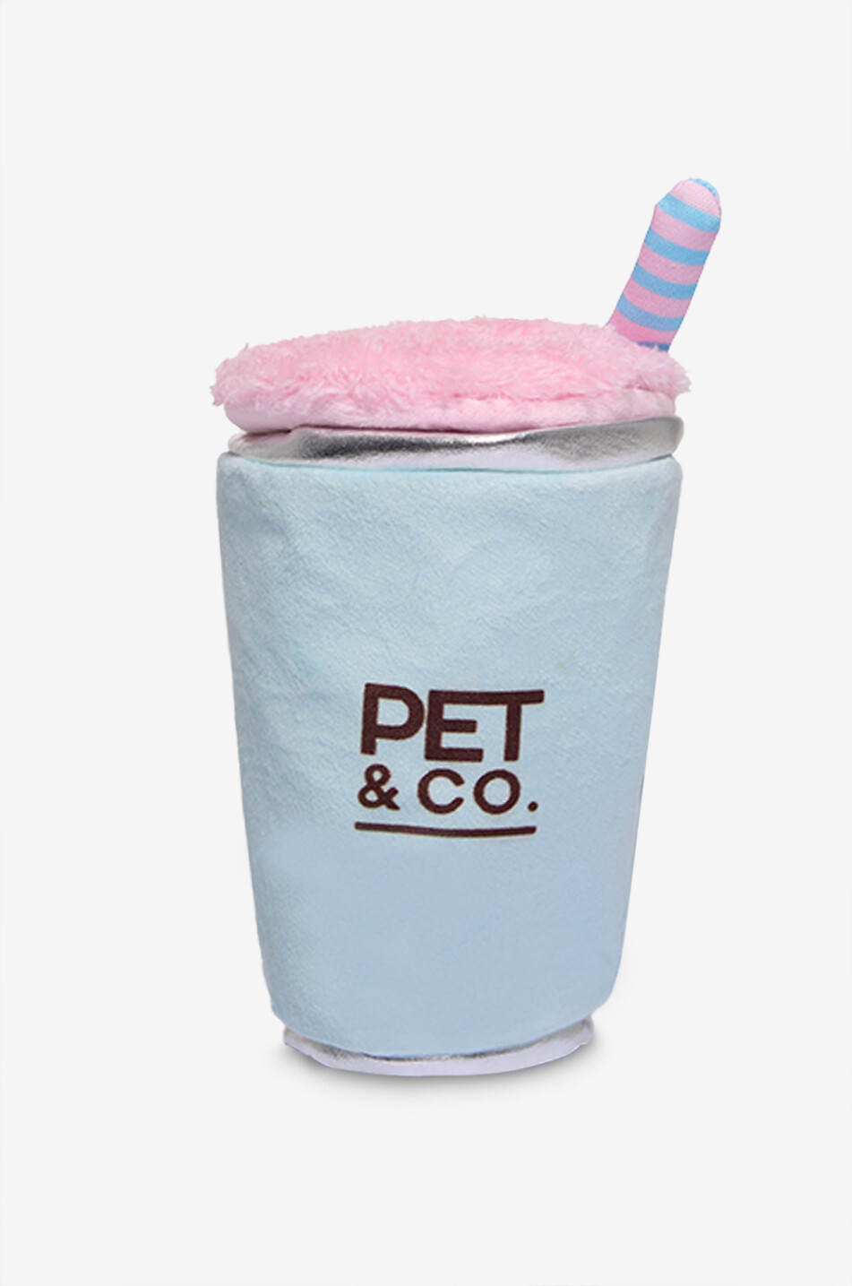 PET & CO Jouet pour chien en velours Milky Maison BLEU CLAIR 1