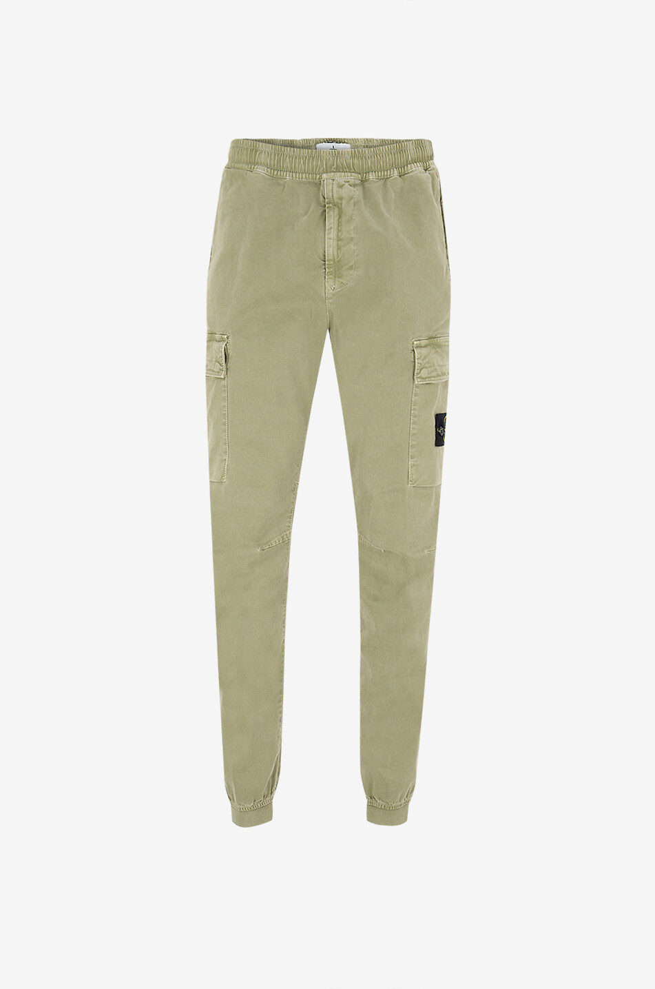 STONE ISLAND Gerade Stoffhose mit Logo 3100033 Herren GRÜN 1