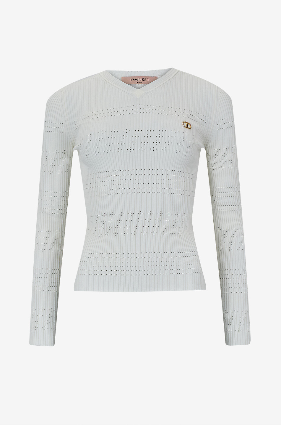 Jersey crewneck pullover