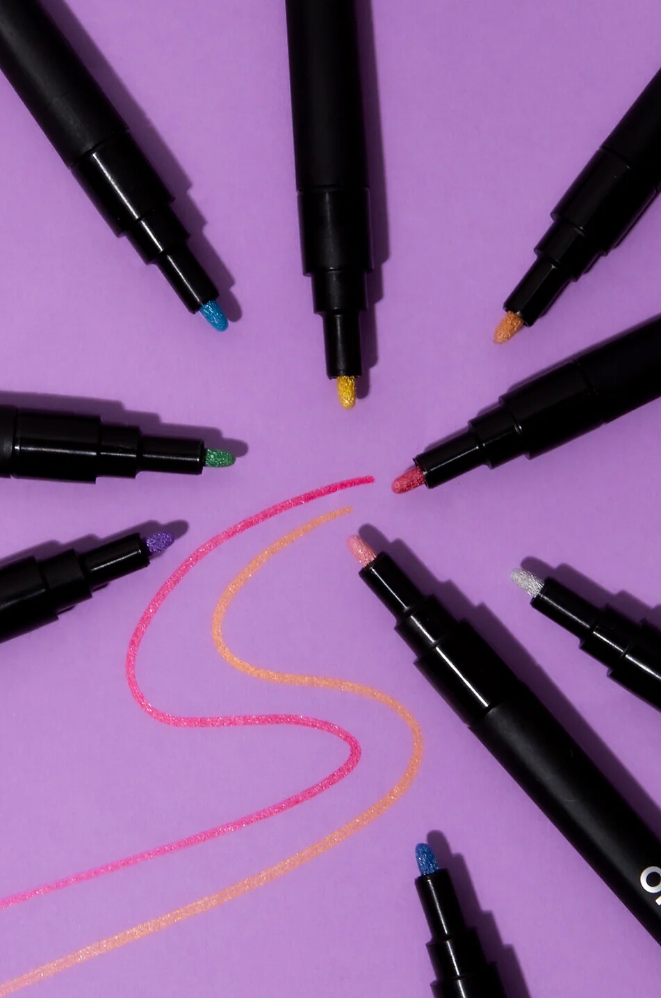OMY Marqueurs paillettes enfant Glitters Markers Unisexe MULTICOLORE 4